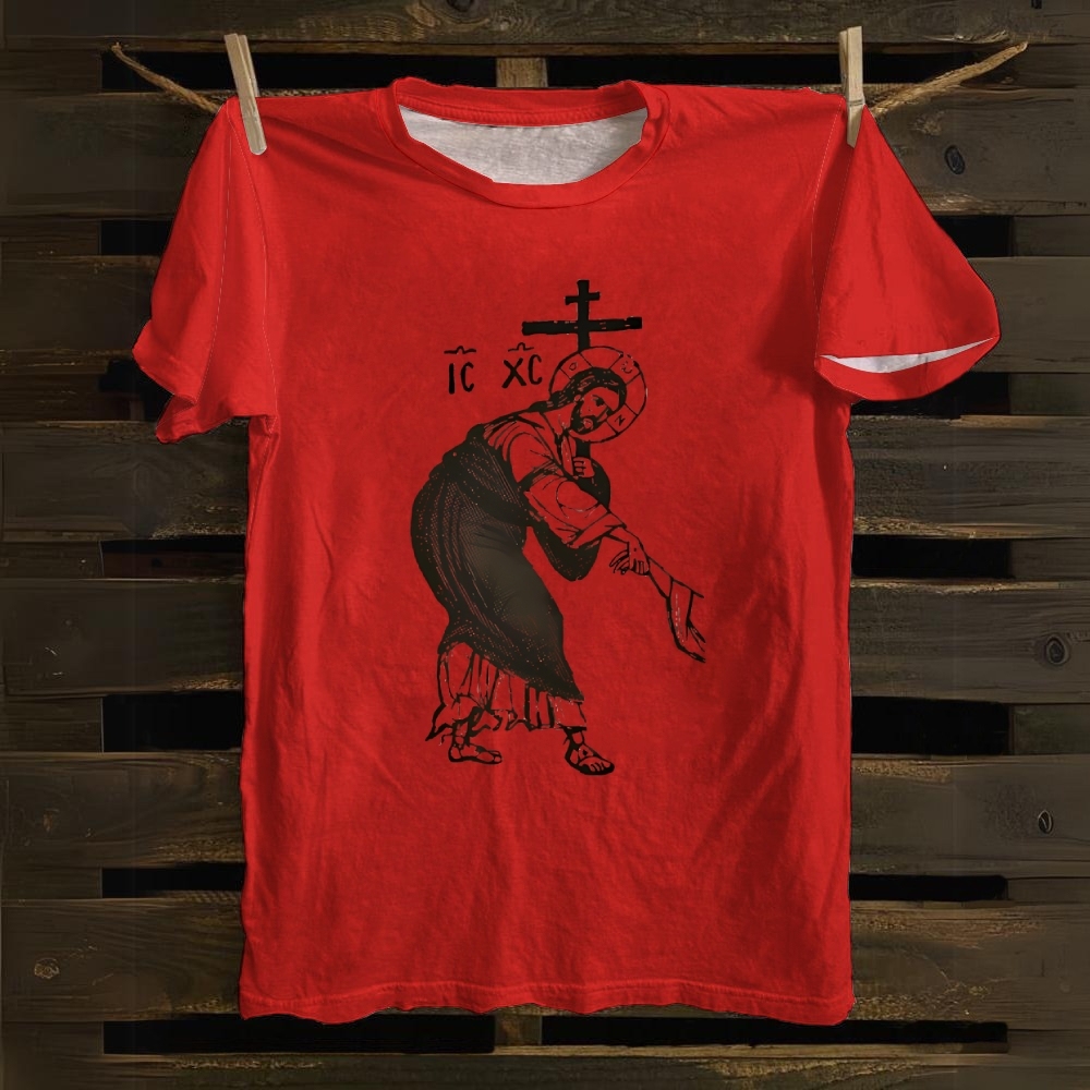 IC&XC Pin on Faith † Cotton T-shirt