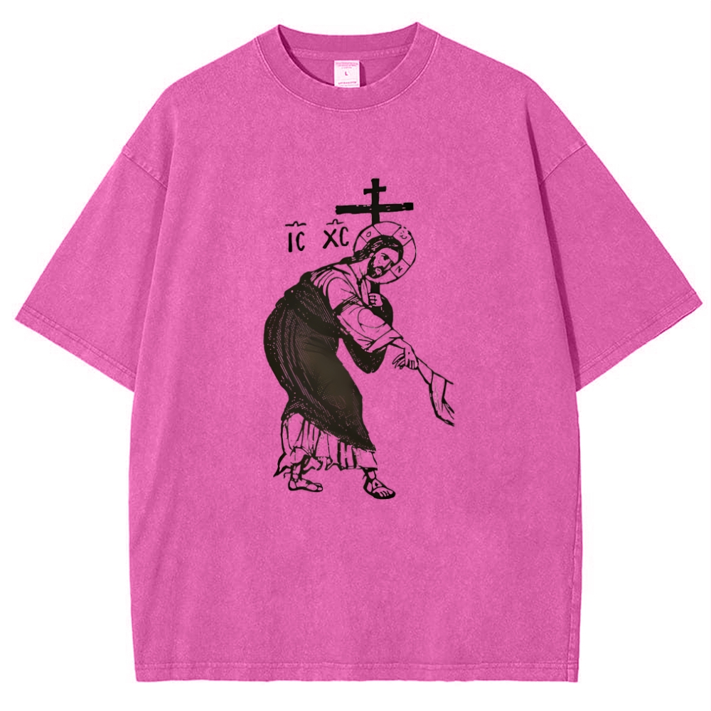 IC&XC Pin on Faith † Snowflake Vintage Cotton T-Shirt