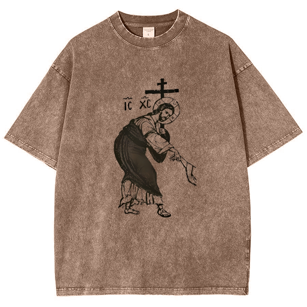 IC&XC Pin on Faith † Snowflake Vintage Cotton T-Shirt