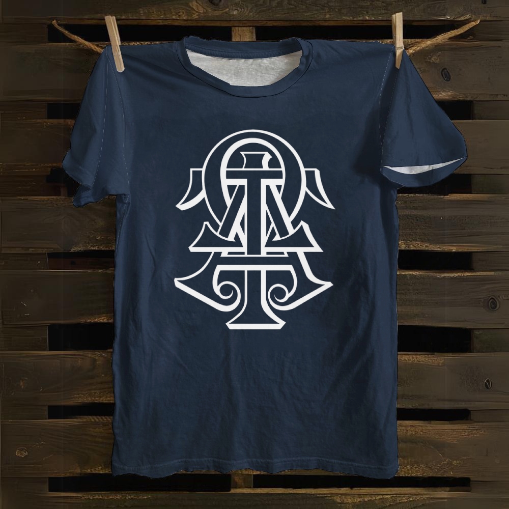 Alpha and Omega Symbol Cotton T-shirt
