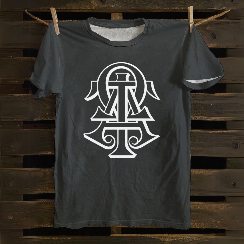 Alpha and Omega Symbol Cotton T-shirt