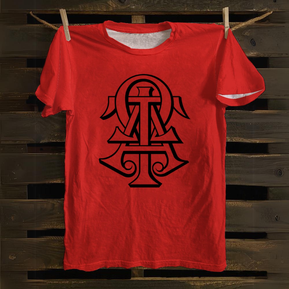 Alpha and Omega Symbol Cotton T-shirt