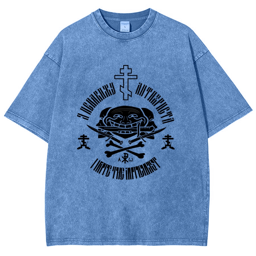 Orthodox Church Union Orthodoxy Or Death Snowflake Vintage Cotton T-Shirt