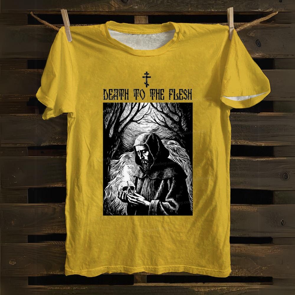 Death To The Flesh Cotton T-shirt