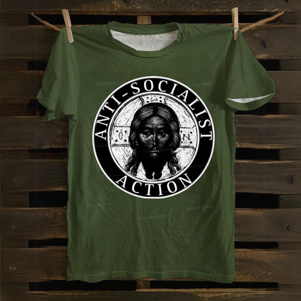 Anti Socialst Action Cotton T-shirt
