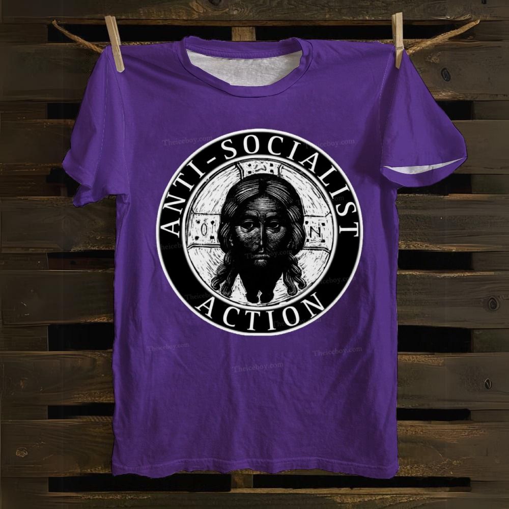 Anti Socialst Action Cotton T-shirt