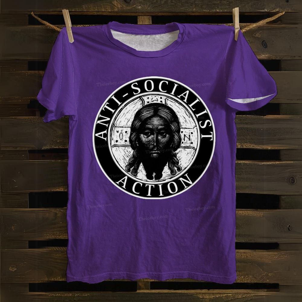 Anti Socialst Action Cotton T-shirt