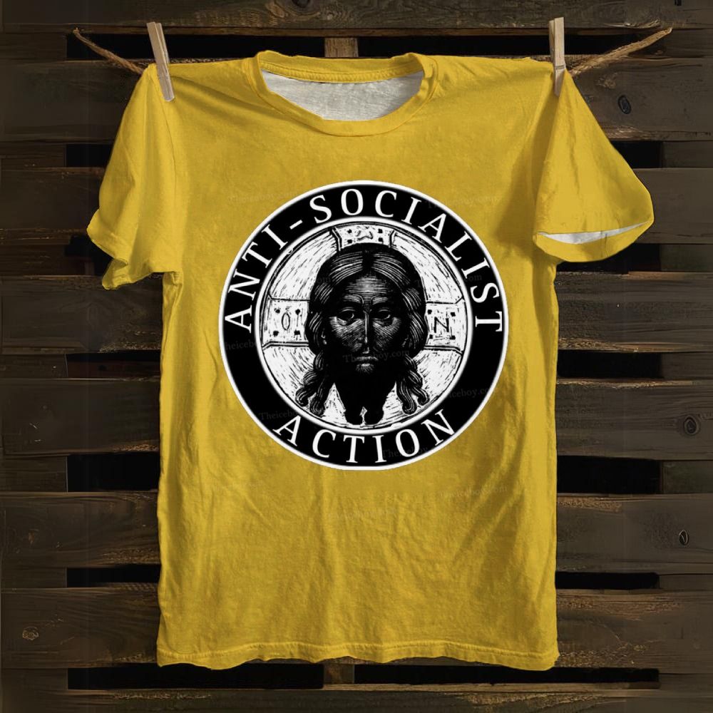 Anti Socialst Action Cotton T-shirt