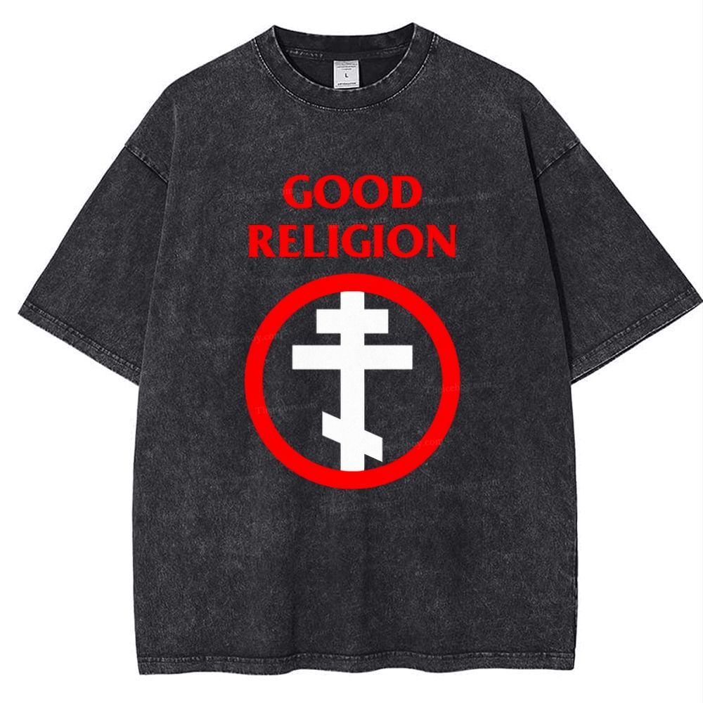 Good Religion Snowflake Vintage Cotton T-Shirt