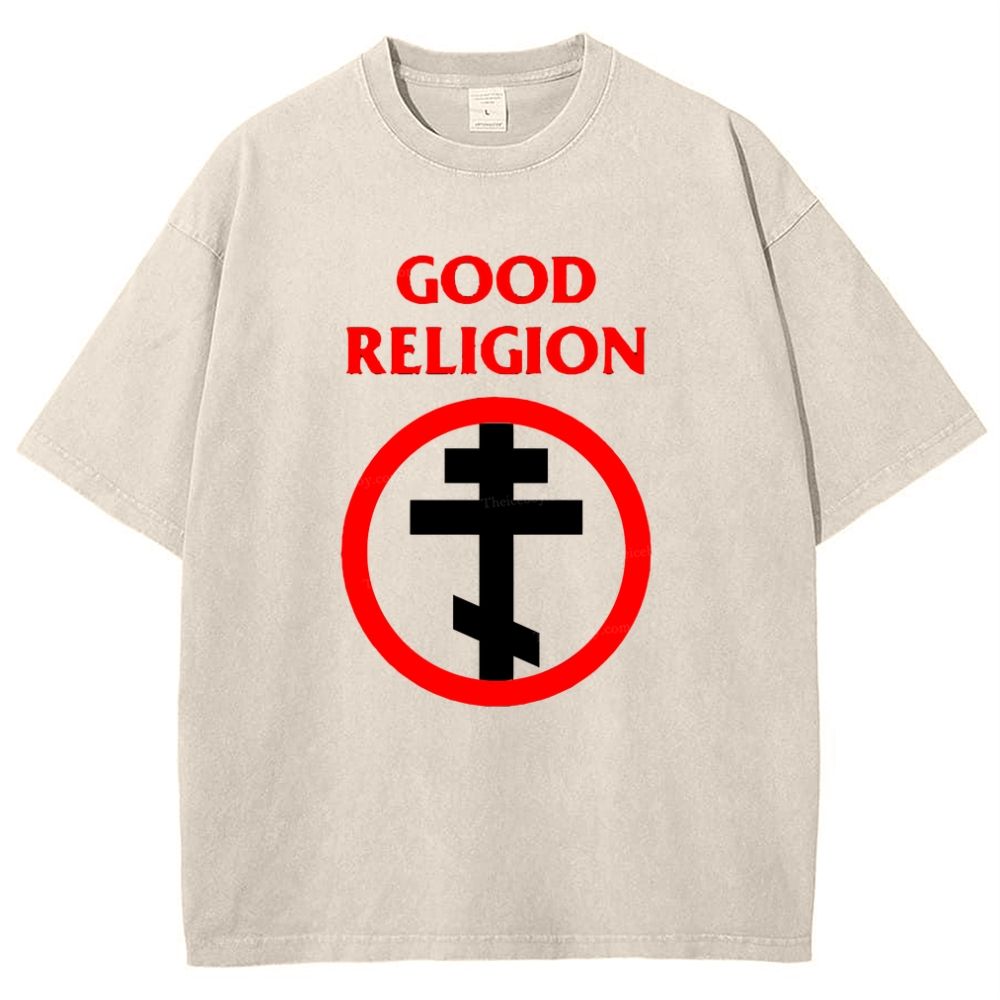 Good Religion Snowflake Vintage Cotton T-Shirt