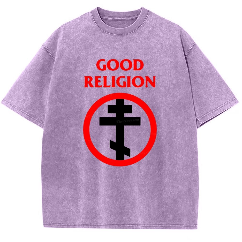 Good Religion Snowflake Vintage Cotton T-Shirt