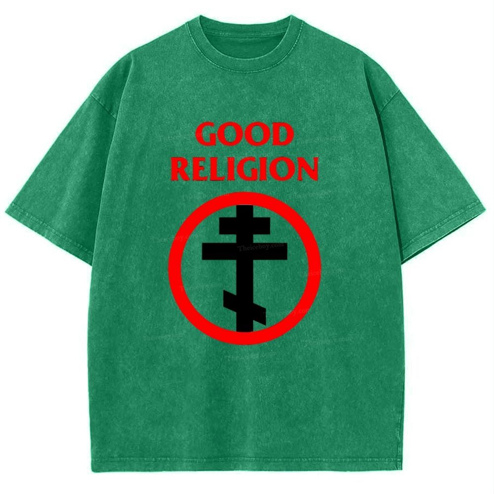 Good Religion Snowflake Vintage Cotton T-Shirt