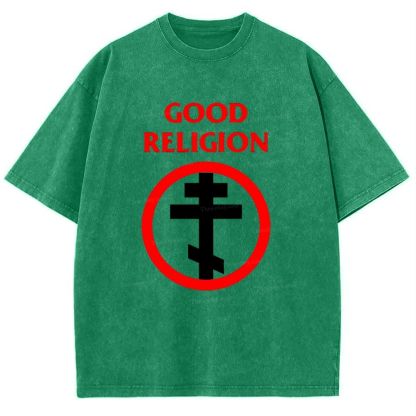 Good Religion Snowflake Vintage Cotton T-Shirt