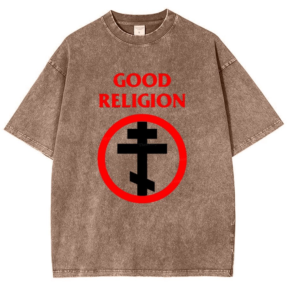 Good Religion Snowflake Vintage Cotton T-Shirt