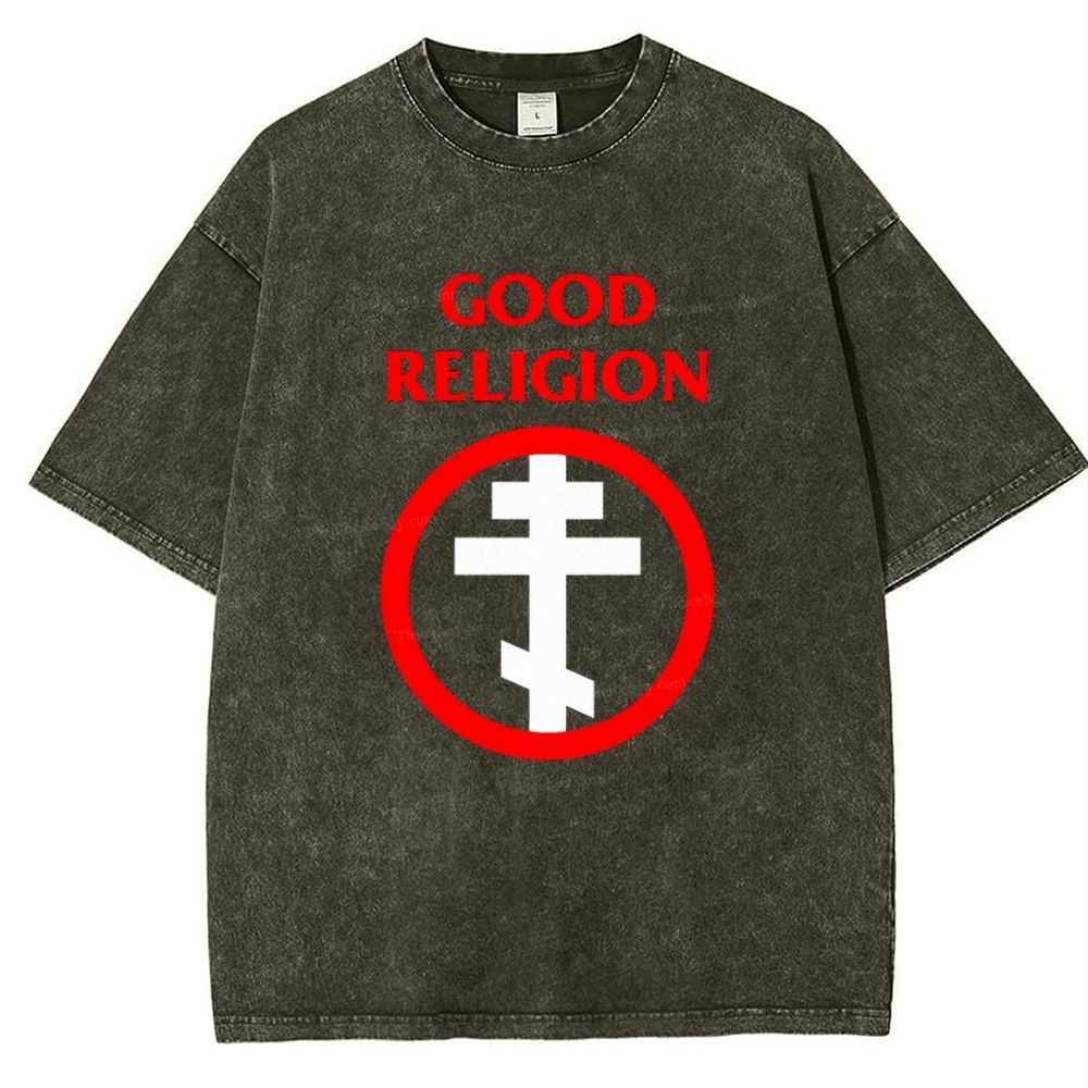 Good Religion Snowflake Vintage Cotton T-Shirt