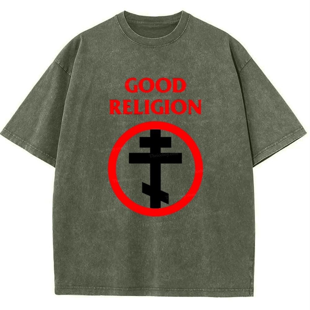 Good Religion Snowflake Vintage Cotton T-Shirt