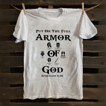 Put on the full armor of God Cotton T-shirt