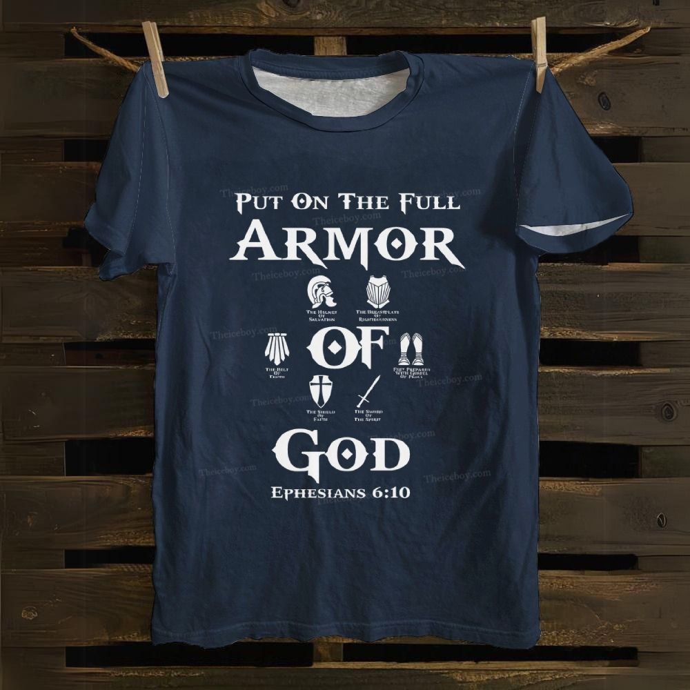 Put on the full armor of God Cotton T-shirt