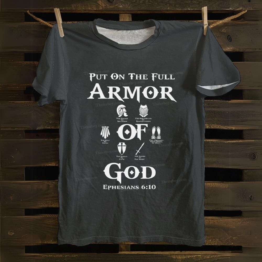Put on the full armor of God Cotton T-shirt