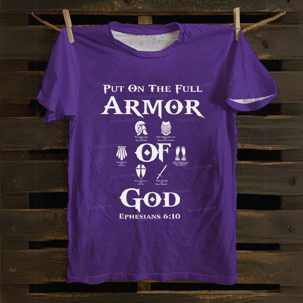 Put on the full armor of God Cotton T-shirt