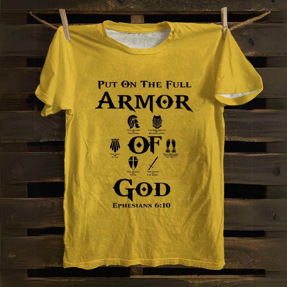 Put on the full armor of God Cotton T-shirt