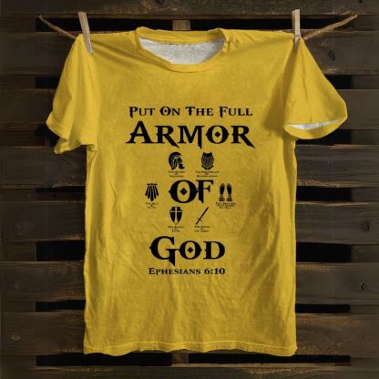 Put on the full armor of God Cotton T-shirt