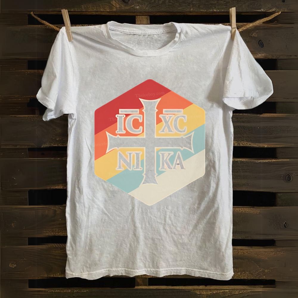 Christian Eastern Orthodox IX IC NIKA Cotton T-shirt
