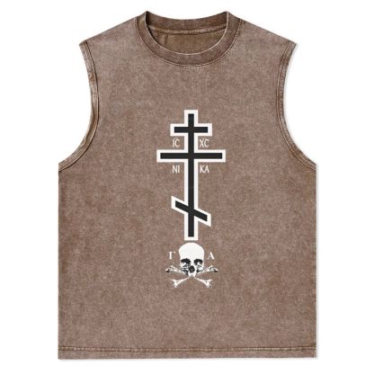 Ic Xc Ni Ka Christian Snowflake Washed Vest