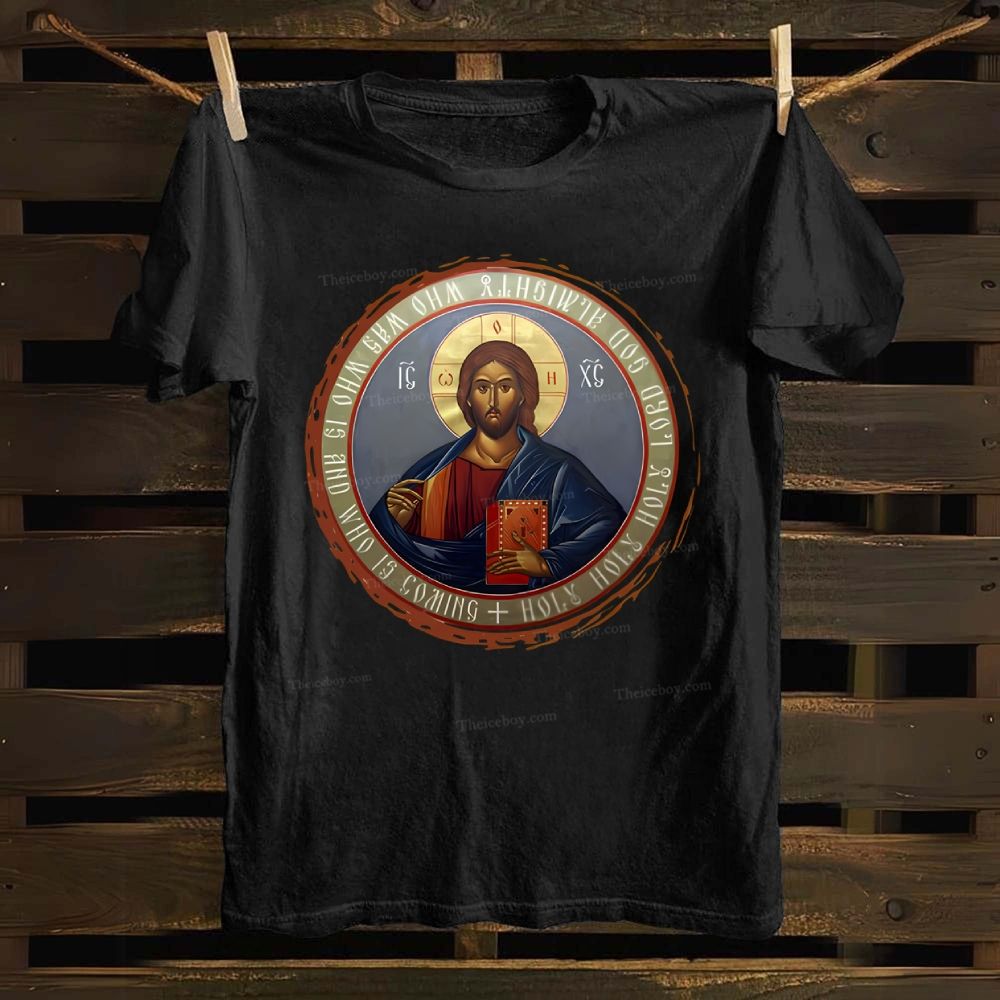 Jesus Christ Christ Icon of Christ Cotton T-shirt