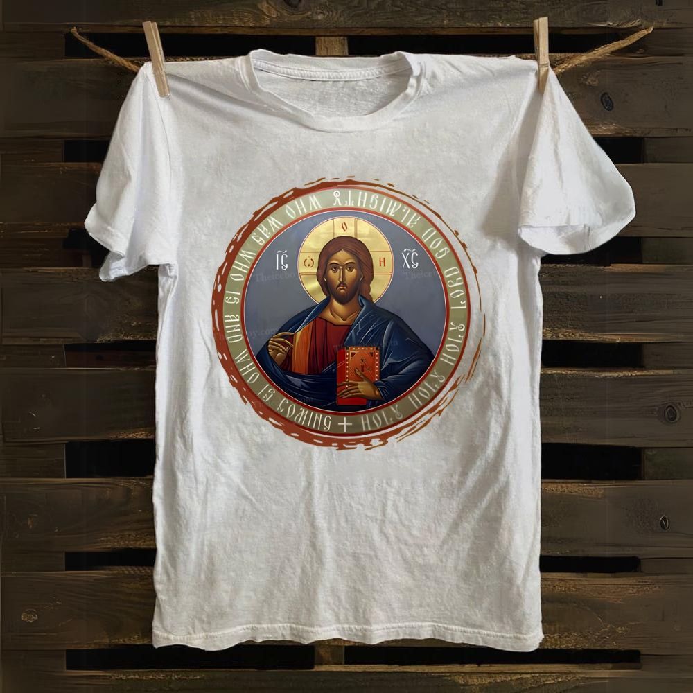Jesus Christ Christ Icon of Christ Cotton T-shirt
