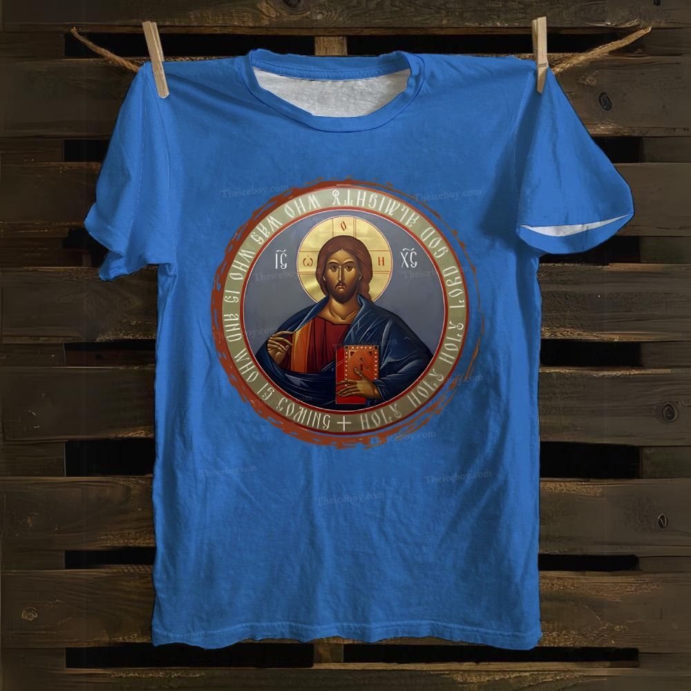 Jesus Christ Christ Icon of Christ Cotton T-shirt
