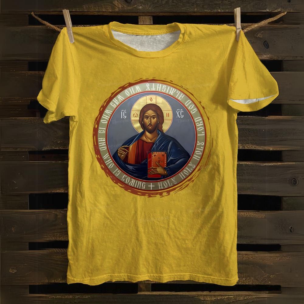 Jesus Christ Christ Icon of Christ Cotton T-shirt
