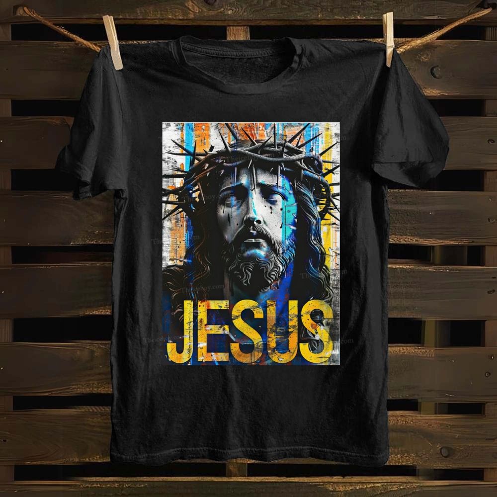 Jesus Christ Portrait Cotton T-shirt