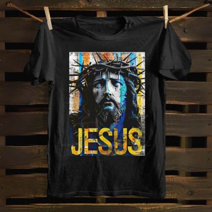 Jesus Christ Portrait Cotton T-shirt
