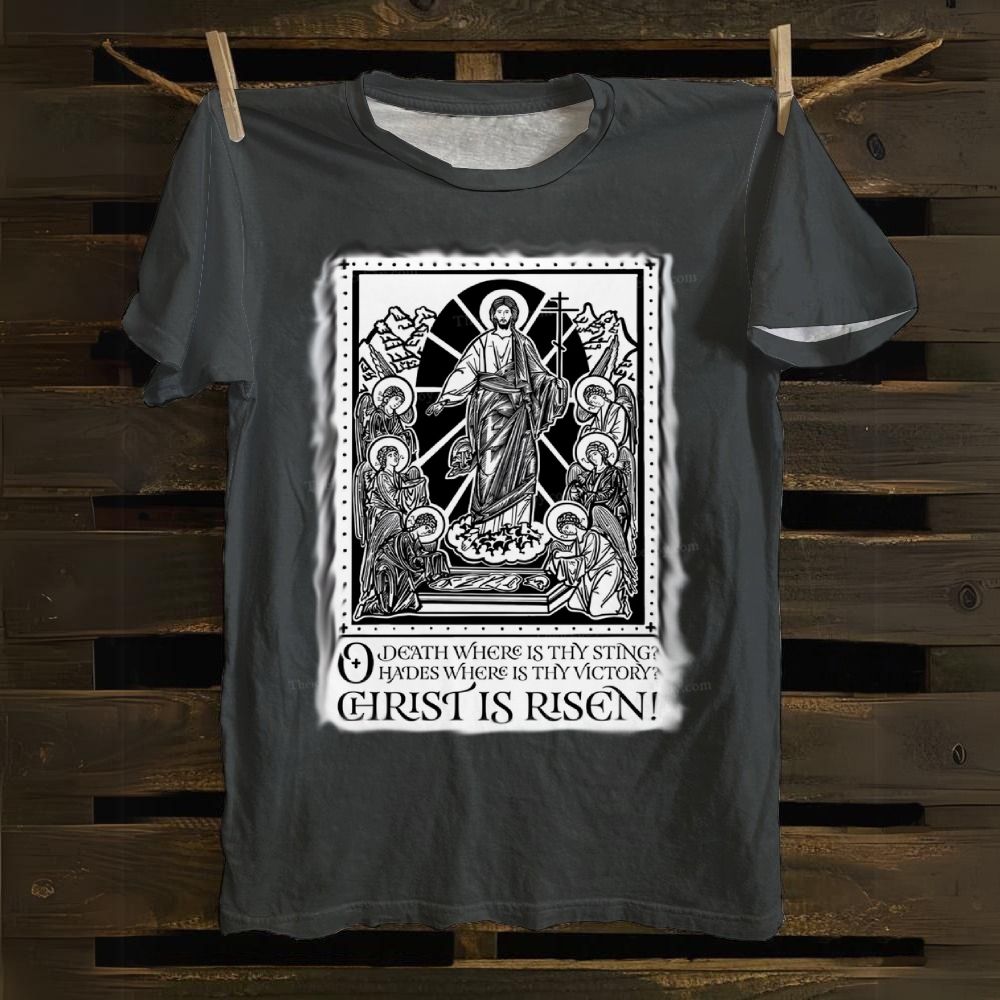 Black Pascha with Text Cotton T-shirt