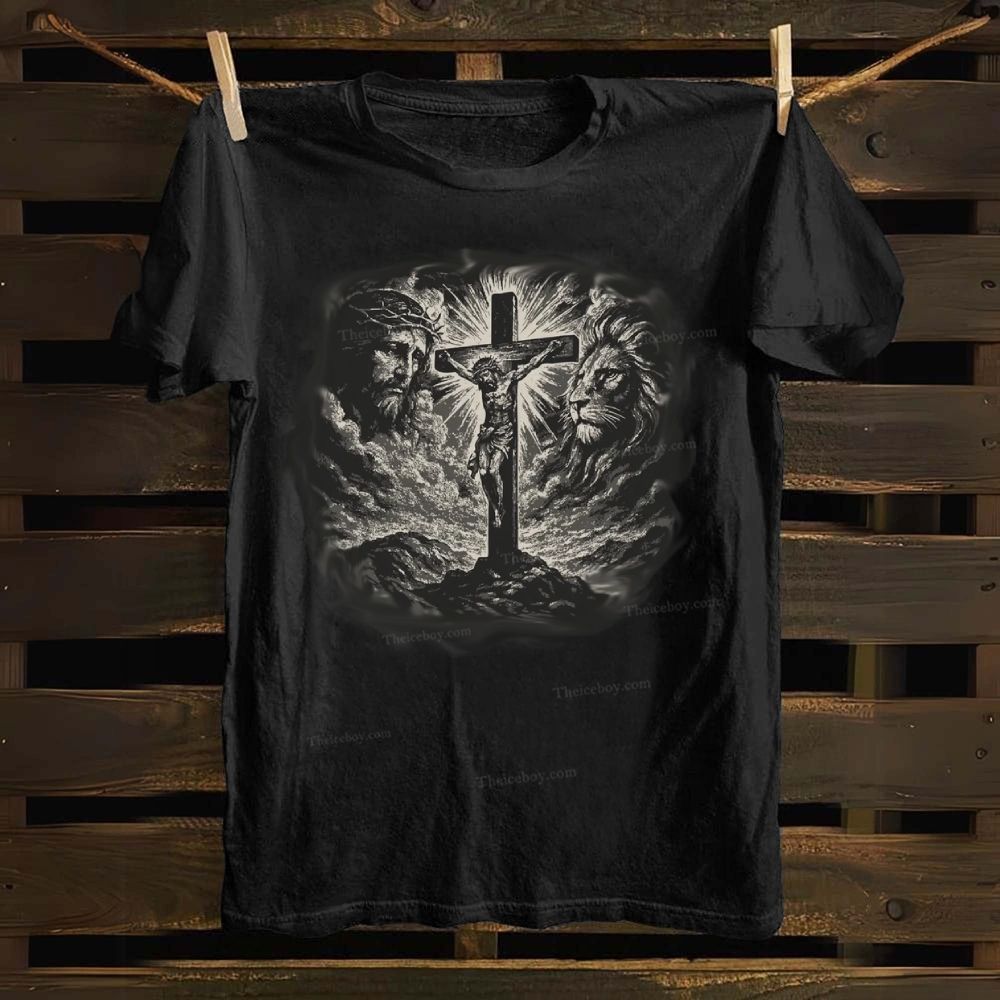 He Is Suffering For Us. Cotton T-shirt