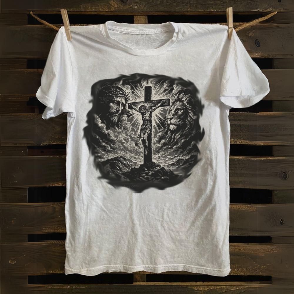 He Is Suffering For Us. Cotton T-shirt