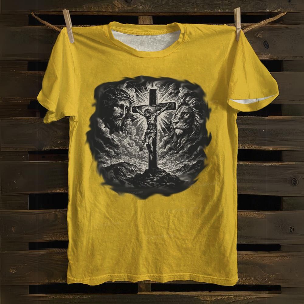 He Is Suffering For Us. Cotton T-shirt