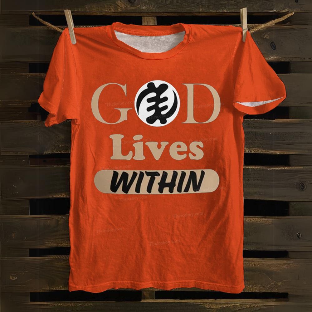 God Lives Within Cotton T-shirt