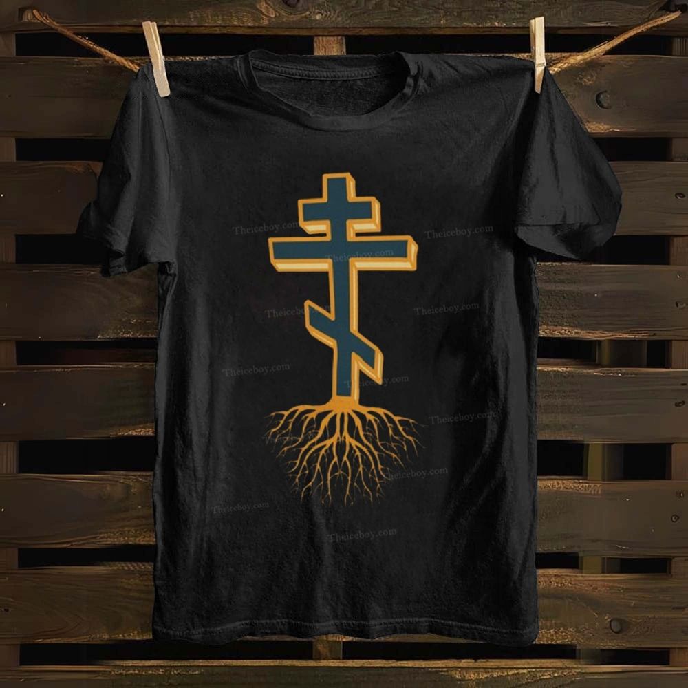 Christian Cross Cotton T-shirt
