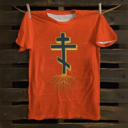Christian Cross Cotton T-shirt