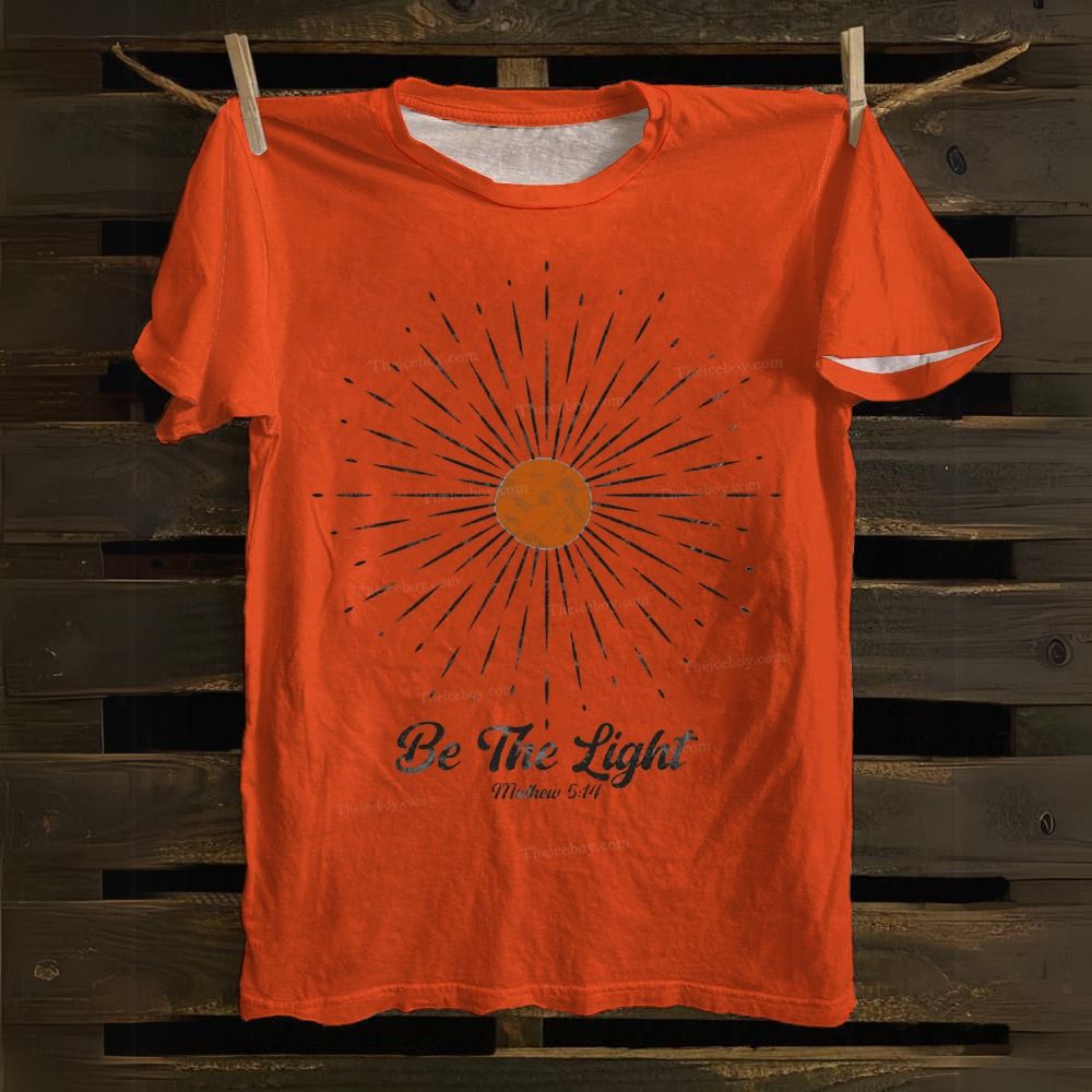 Be The Light Cotton T-shirt