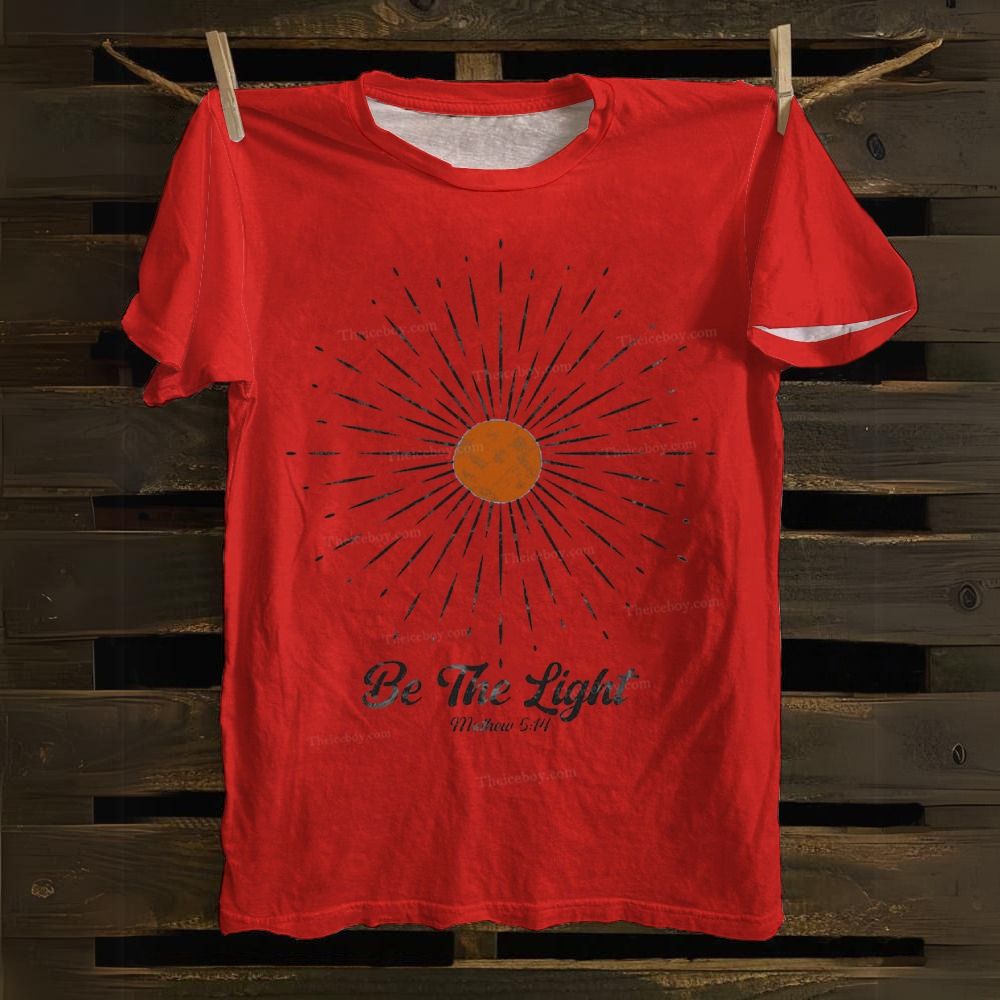 Be The Light Cotton T-shirt