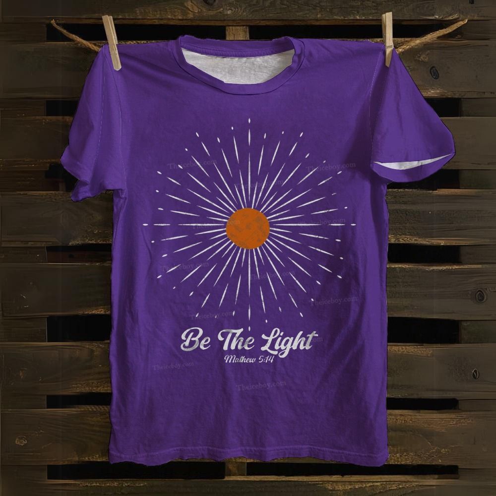 Be The Light Cotton T-shirt