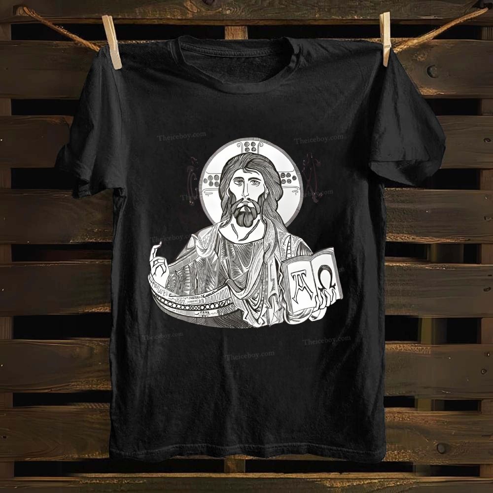 Jesus Christ - Alpha and Omega Poster Cotton T-shirt