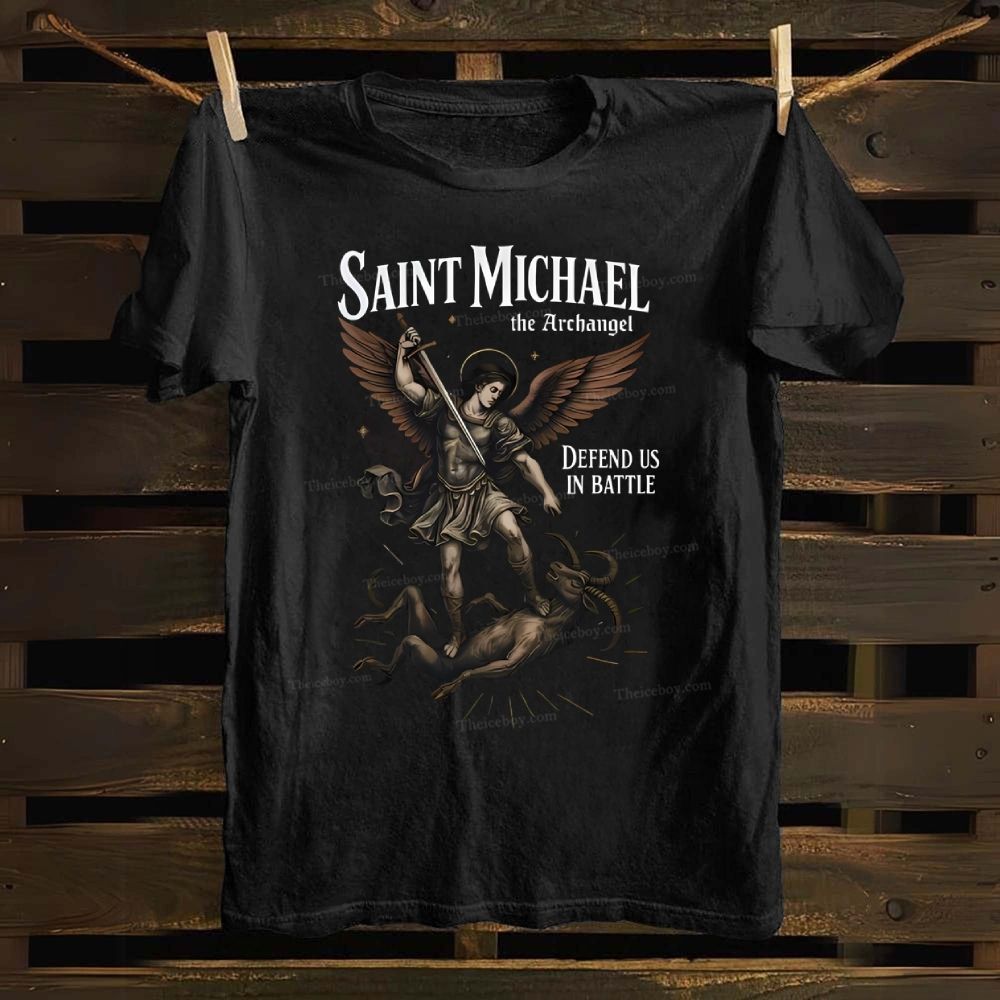 Saint Michael The Archange Cotton T-shirt