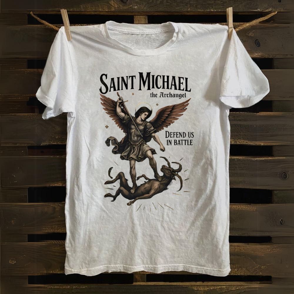 Saint Michael The Archange Cotton T-shirt