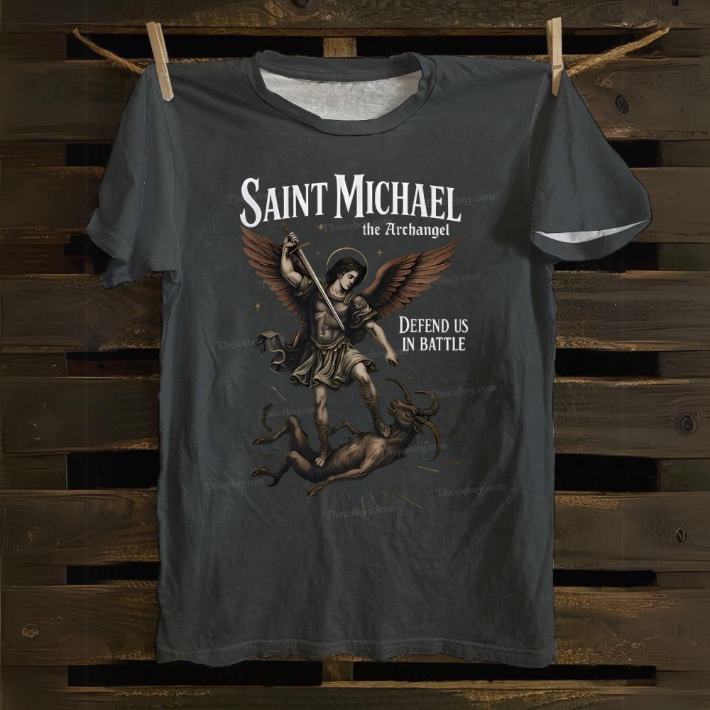 Saint Michael The Archange Cotton T-shirt