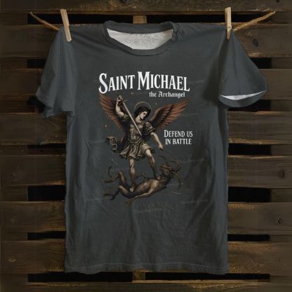 Saint Michael The Archange Cotton T-shirt
