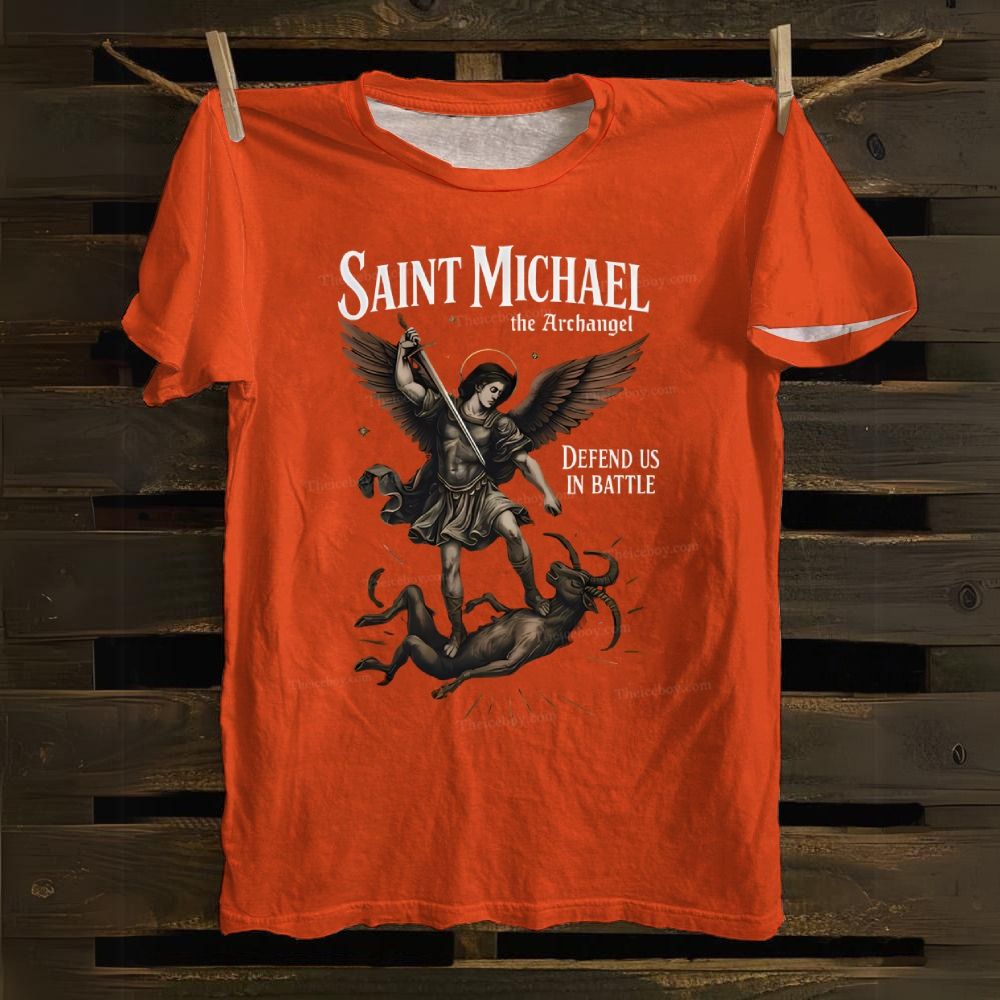 Saint Michael The Archange Cotton T-shirt
